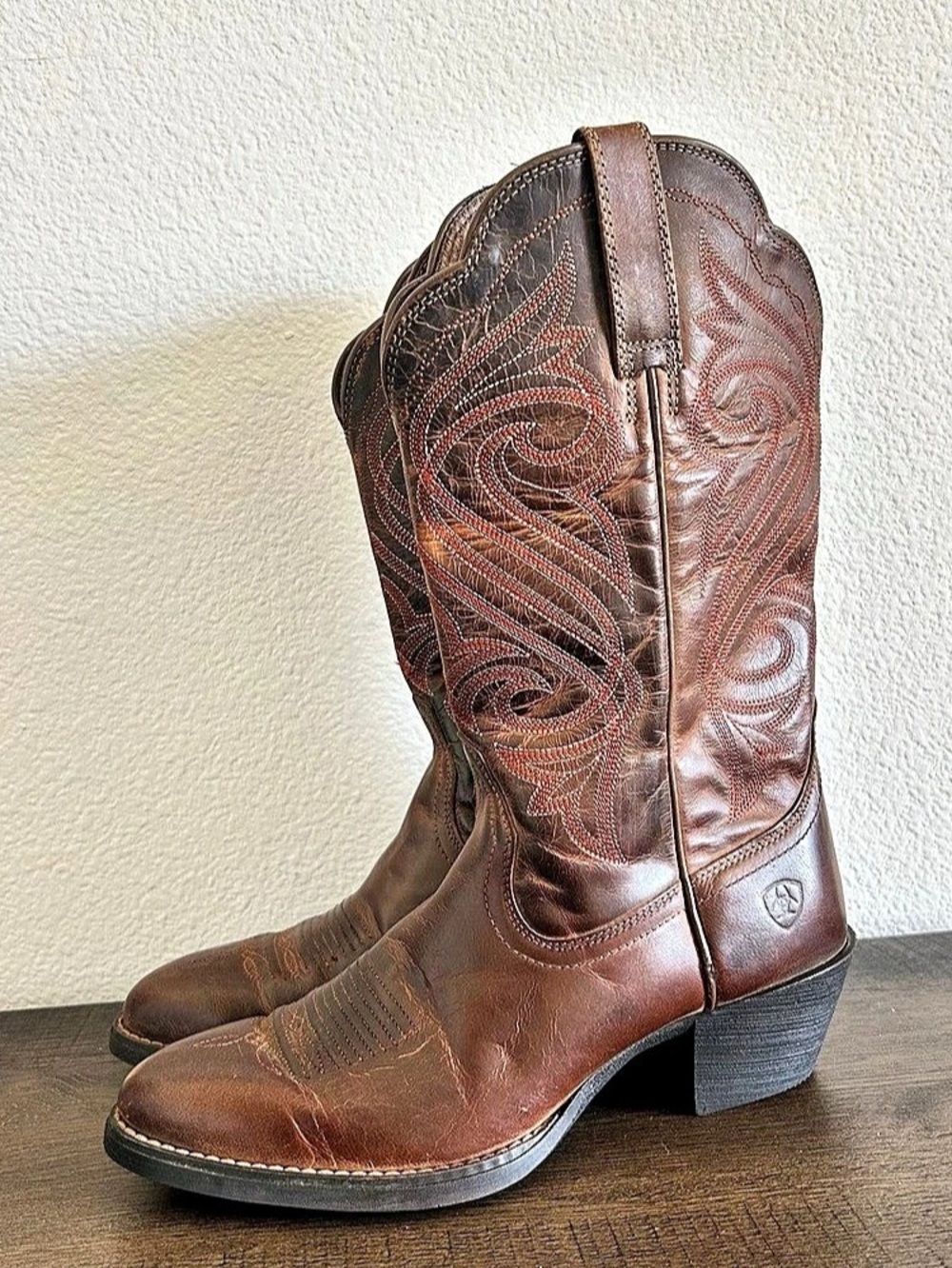 Ariat Heritage Western Round Toe Boot Brown Women’s Size US 6B